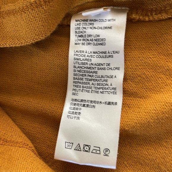 Free People - Light Magic Henley - Bohemian Mustard and Rust Top- size S - Picture 5 of 6